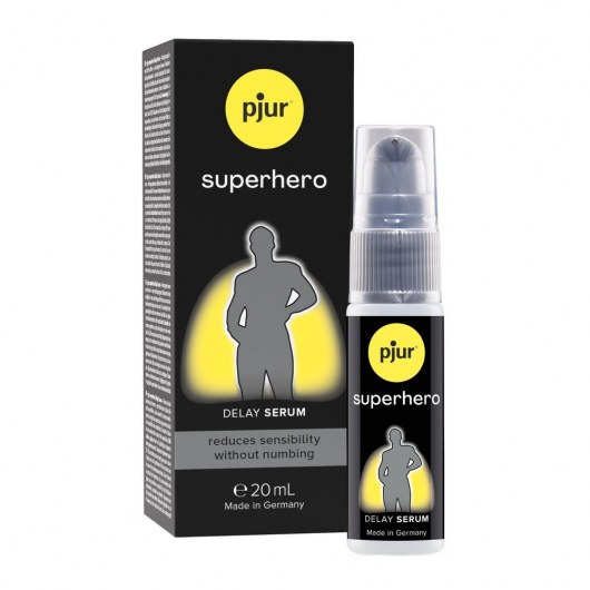 Пролонгатор-сыворотка pjur Superhero Delay Serum - 20 мл. - Pjur - купить с доставкой в Красноярске