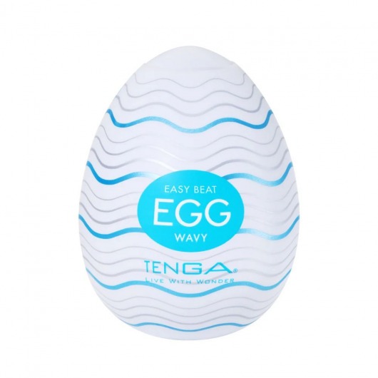 Мастурбатор-яйцо Tenga Egg Wavy - Tenga - в Красноярске купить с доставкой