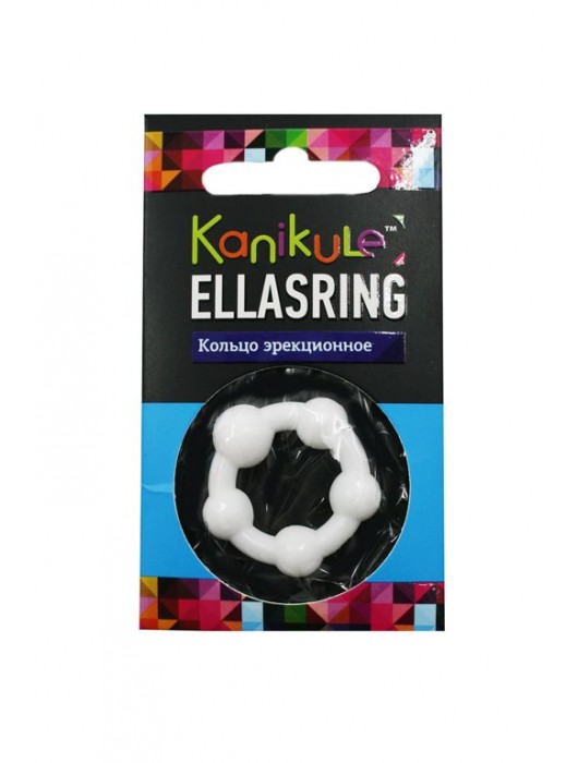 Цветное эрекционное кольцо с шариками Ellasring - Sitabella - в Красноярске купить с доставкой
