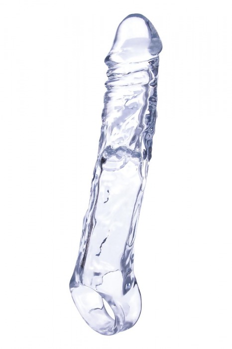 Прозрачная насадка-удлинитель Length Enhancer с подхватом - 22,3 см. - NMC - в Красноярске купить с доставкой