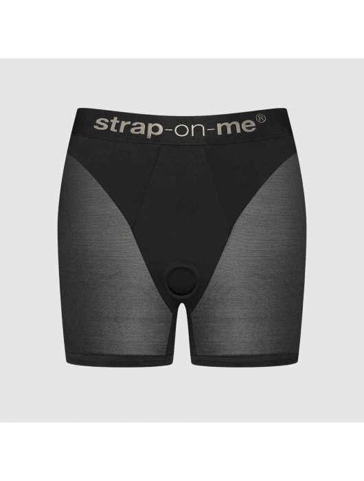 Трусики-шорты для фиксации насадок Strap-on-me Harness Lingerie Halo - size S - Strap-on-me - купить с доставкой в Красноярске