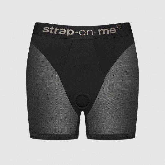 Трусики-шорты для фиксации насадок Strap-on-me Harness Lingerie Halo - size M - Strap-on-me - купить с доставкой в Красноярске