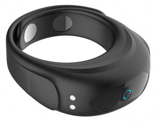 Черное эрекционное виброкольцо на ремешках - Boys of Toys - в Красноярске купить с доставкой