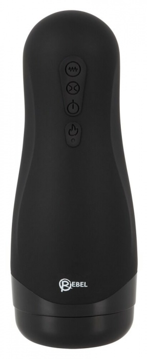 Черный вибромастурбатор с подогревом Masturbator with 3 Functions - Orion - в Красноярске купить с доставкой