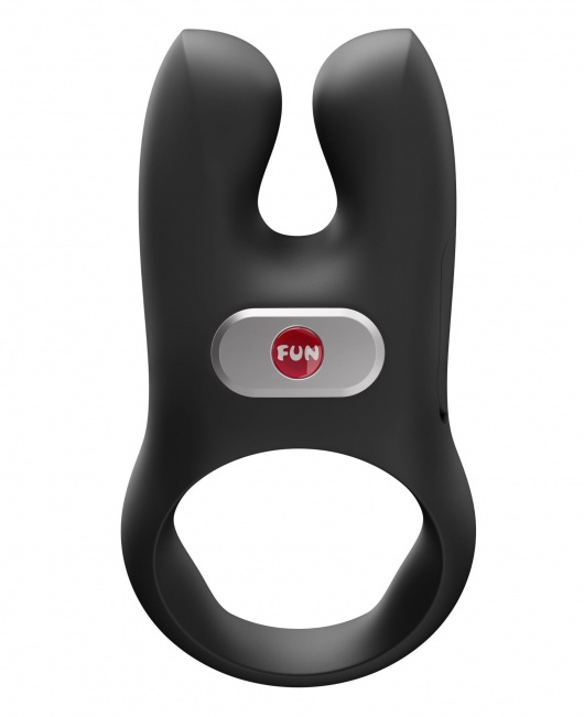Черное эрекционное виброкольцо Nos - Fun Factory - в Красноярске купить с доставкой