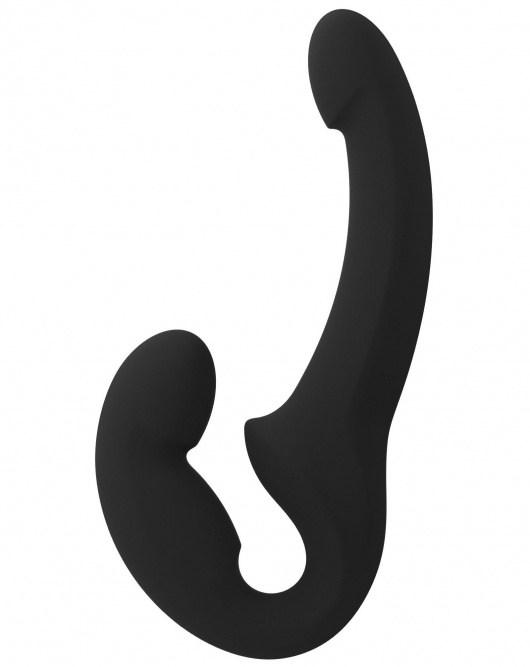 Черный безремневой страпон Share Lite - Fun Factory - купить с доставкой в Красноярске