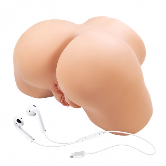 Телесный мастурбатор Olivia с 2 любовными отверстиями - Baile - в Красноярске купить с доставкой