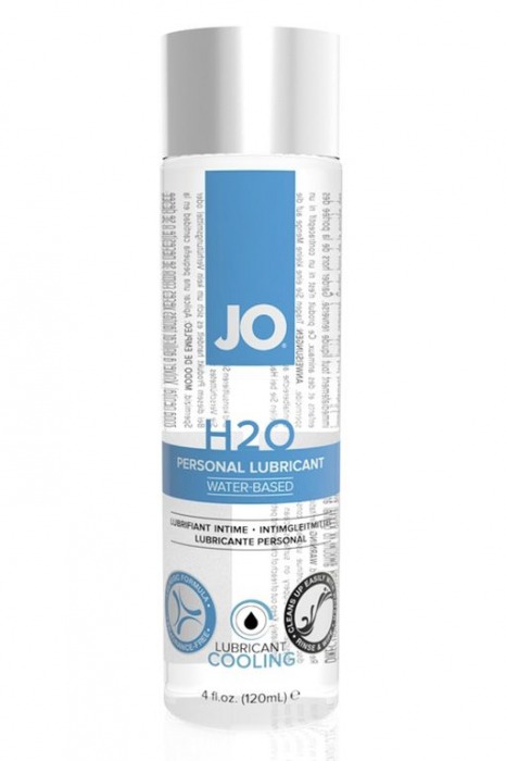 Охлаждающий лубрикант на водной основе JO Personal Lubricant H2O COOLING - 120 мл. - System JO - купить с доставкой в Красноярске