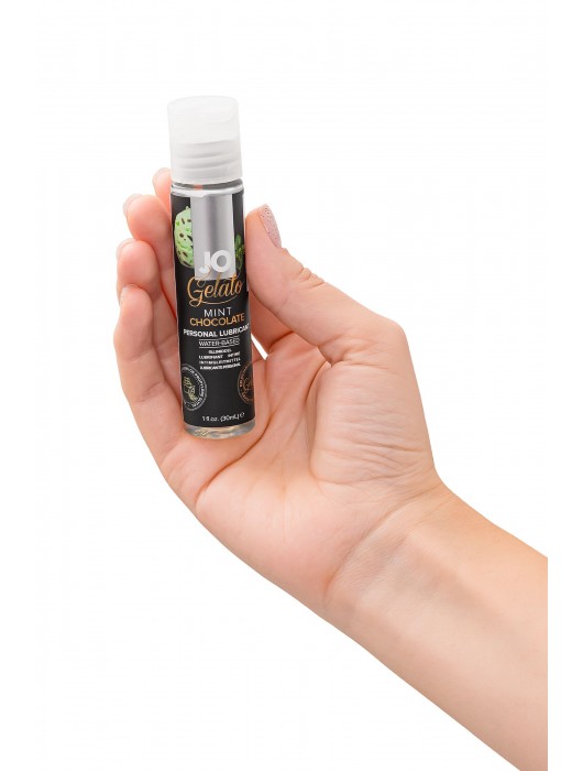 Лубрикант с ароматом мятного шоколада JO GELATO MINT CHOCOLATE - 30 мл. - System JO - купить с доставкой в Красноярске