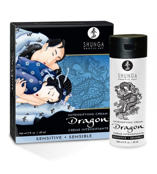 Интимный мужской крем SHUNGA DRAGON SENSITIVE - 60 мл. - Shunga - купить с доставкой в Красноярске