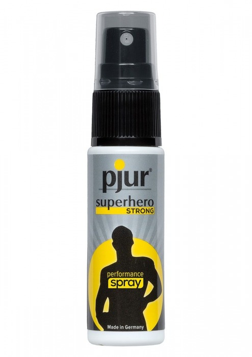 Спрей-пролонгатор длительного действия pjur SUPERHERO Strong Spray - 20 мл. - Pjur - купить с доставкой в Красноярске