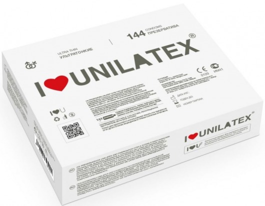 Ультратонкие презервативы Unilatex Ultra Thin - 144 шт. - Unilatex - купить с доставкой в Красноярске