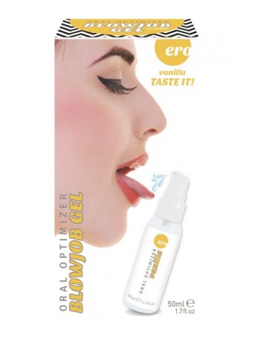 Увлажняющий гель для орального секса с ароматом ванили - 50 мл. - Ero - купить с доставкой в Красноярске