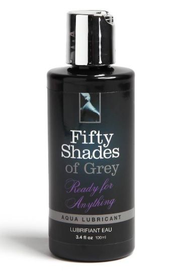 Лубрикант на водной основе Ready for Anything Aqua Lubricant - 100 мл. - Fifty Shades of Grey - купить с доставкой в Красноярске