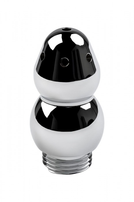 Металлический анальный душ с тремя насадками - ToyFa - купить с доставкой в Красноярске