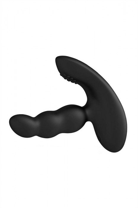 Черный силиконовый стимулятор простаты Levett Nitoc с пультом ДУ - Levett - в Красноярске купить с доставкой