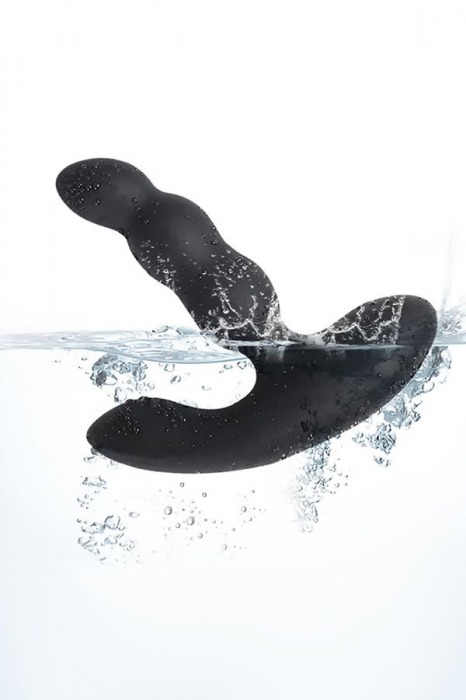 Черный силиконовый стимулятор простаты Levett Nitoc с пультом ДУ - Levett - в Красноярске купить с доставкой