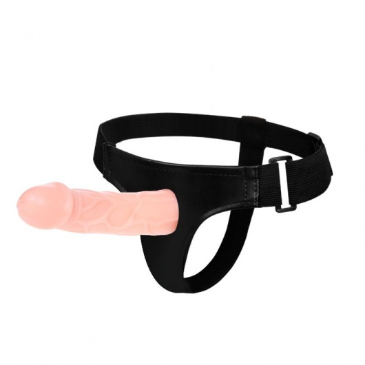 Телесный фаллоимитатор на трусиках Jessica Strap-On - 15,5 см. - Baile - купить с доставкой в Красноярске