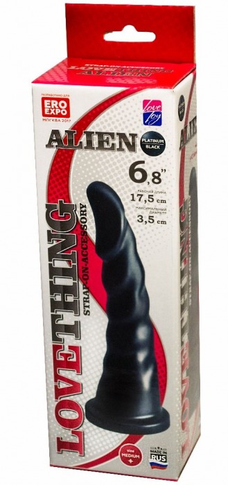 Насадка для трусиков харнесс Alien - 17,5 см. - LOVETOY (А-Полимер) - купить с доставкой в Красноярске