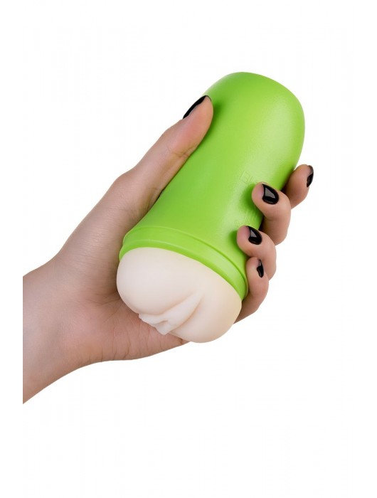 Мастурбатор-вагина A-Toys в зеленой колбе - A-toys - в Красноярске купить с доставкой
