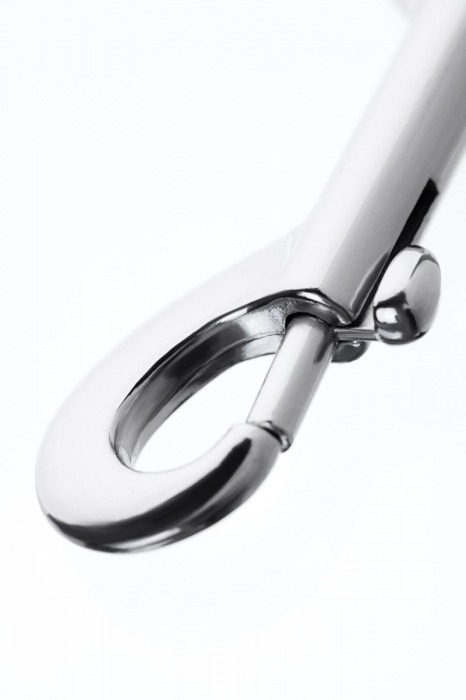 Серебристый двухсторонний карабин TOYFA Metal - ToyFa - купить с доставкой в Красноярске