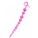 Розовая силиконовая анальная цепочка Long Sweety - 34 см. - ToyFa в Красноярске Розовая силиконовая анальная цепочка Long Sweety - 34 см. - ToyFa