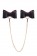 Черно-красный бондажный набор Bow-tie - ToyFa - купить с доставкой в Красноярске