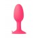 Розовая пробка POPO Pleasure со встроенным вовнутрь стальным шариком - 10,5 см. - POPO Pleasure