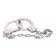 Наручники из металла с длинной цепочкой CHROME HANDCUFFS METAL HANDCUFFS W. KEY - NMC - купить с доставкой в Красноярске