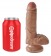 Фаллоимитатор-мулат с мошонкой 7  Cock with Balls - 19,4 см. - Pipedream