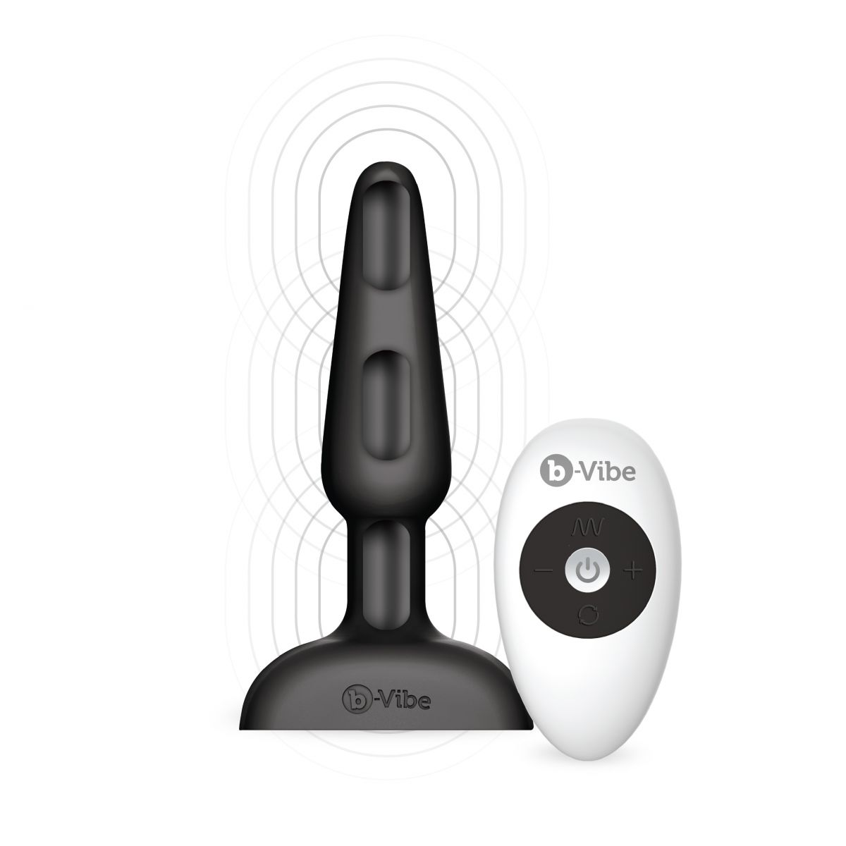 Анальная пробка с вибрацией b-Vibe TRIO REMOTE CONTROL PLUG BLACK